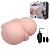Вагина и анус с вибрацией CrazyBull Vagina and Ass - Baile - в Пскове купить с доставкой