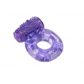 Фиолетовое эрекционное кольцо с вибрацией Rings Axle-pin - Lola Games - в Пскове купить с доставкой