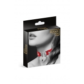Красный чокер с замком в форме сердца - Bijoux Pour Toi - купить с доставкой в Пскове
