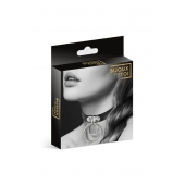 Черный чокер с двумя кольцами - Bijoux Pour Toi - купить с доставкой в Пскове