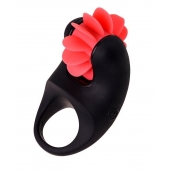 Чёрно-красное эрекционное виброкольцо Erotist - Erotist Adult Toys - в Пскове купить с доставкой