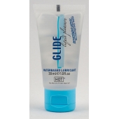 Интимная смазка на водной основе Glide - 30 мл. - HOT - купить с доставкой в Пскове