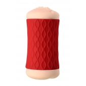 Двухсторонний мастурбатор JOS  NADIN в красном цилиндре - JOS - в Пскове купить с доставкой