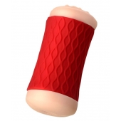 Двухсторонний мастурбатор JOS  NADIN в красном цилиндре - JOS - в Пскове купить с доставкой