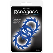 Набор из 3 синих эрекционных колец Renegade Gears - NS Novelties - в Пскове купить с доставкой