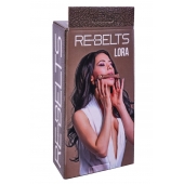 Кляп-трензель Lora с металлическими кольцами - Rebelts - купить с доставкой в Пскове