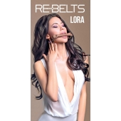 Кляп-трензель Lora с металлическими кольцами - Rebelts - купить с доставкой в Пскове