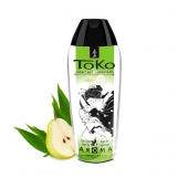 Интимный гель TOKO Pear   Exotic Green Tea с ароматом груши и зеленого чая - 165 мл. - Shunga - купить с доставкой в Пскове