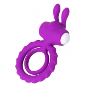 Фиолетовое эрекционное кольцо на пенис JOS  GOOD BUNNY - JOS - в Пскове купить с доставкой