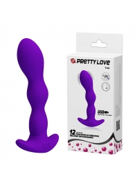 Фиолетовый анальный стимулятор простаты с вибрацией Yale - 14,5 см. - Baile - в Пскове купить с доставкой