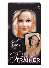 Надувная кукла с вибрацией и 2 любовными отверстиями Hot Lucy Lifesize Love Doll - NMC - в Пскове купить с доставкой