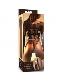 Коричневый мастубратор-вагина Nicole s Kitty - Blush Novelties - в Пскове купить с доставкой