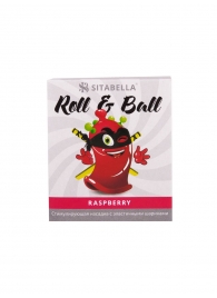 Стимулирующий презерватив-насадка Roll   Ball Raspberry - Sitabella - купить с доставкой в Пскове