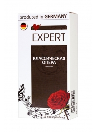 Гладкие презервативы Expert  Классическая опера  - 12 шт. - Expert - купить с доставкой в Пскове