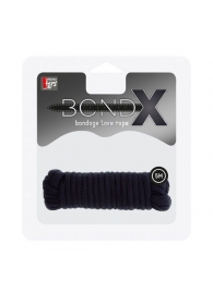 Чёрная веревка для связывания BONDX LOVE ROPE - 5 м. - Dream Toys - купить с доставкой в Пскове