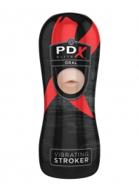 Мастурбатор-ротик Vibrating Oral Stroker - Pipedream - в Пскове купить с доставкой