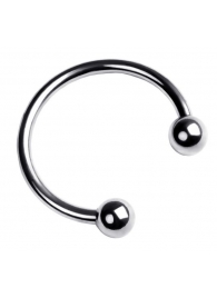 Серебристая подкова на головку пениса - ToyFa - купить с доставкой в Пскове