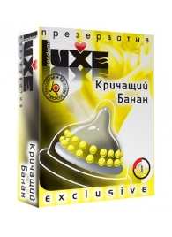 Презерватив LUXE  Exclusive  Кричащий банан  - 1 шт. - Luxe - купить с доставкой в Пскове