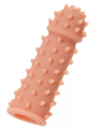 Телесная реалистичная насадка KOKOS Extreme Sleeve 03 с дополнительной стимуляцией - 12,7 см. - KOKOS - в Пскове купить с доставкой Телесная реалистичная насадка KOKOS Extreme Sleeve 03 с дополнительной стимуляцией - 12,7 см. - KOKOS - в Пскове купить с доставкой