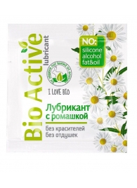 Пробник лубриканта на водной основе Bio Active - 3 гр. - Биоритм - купить с доставкой в Пскове