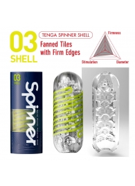 Мастурбатор SPINNER Shell - Tenga - в Пскове купить с доставкой