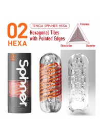 Мастурбатор SPINNER Hexa - Tenga - в Пскове купить с доставкой
