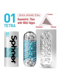 Мастурбатор SPINNER Tetra - Tenga - в Пскове купить с доставкой