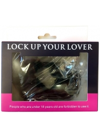 Черные меховые наручники Love с ключиками - Baile - купить с доставкой в Пскове