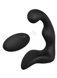 Черный вибромассажер простаты REMOTE BOOTY PLEASER - Dream Toys - в Пскове купить с доставкой