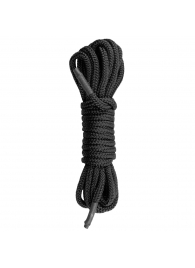 Черная веревка для бондажа Easytoys Bondage Rope - 5 м. - Easy toys - купить с доставкой в Пскове