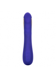 Фиолетовый вибратор с электростимуляцией Intimate E-Stimulator Petite Wand - 18,5 см. - California Exotic Novelties - купить с доставкой в Пскове