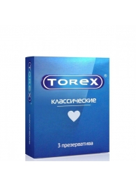 Гладкие презервативы Torex  Классические  - 3 шт. - Torex - купить с доставкой в Пскове