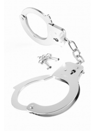 Металлические серебристые наручники Designer Metal Handcuffs - Pipedream - купить с доставкой в Пскове