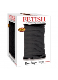 Черная веревка для связывания Bondage Rope - 60,9 м. - Pipedream - купить с доставкой в Пскове