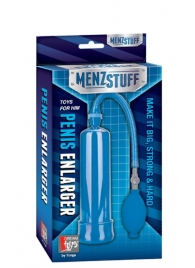 Синяя вакуумная помпа MENZSTUFF PENIS ENLARGER - Dream Toys - в Пскове купить с доставкой