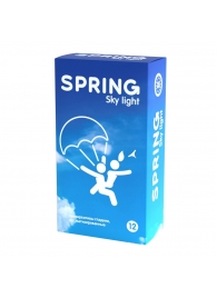 Ультратонкие презервативы SPRING SKY LIGHT - 12 шт. - SPRING - купить с доставкой в Пскове