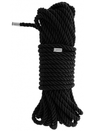 Черная веревка для бондажа BONDAGE ROPE - 10 м. - Dream Toys - купить с доставкой в Пскове