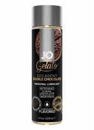 Лубрикант с ароматом шоколада JO GELATO DECADENT DOUBLE CHOCOLATE - 120 мл. - System JO - купить с доставкой в Пскове