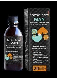 Мужской биогенный концентрат для усиления эрекции Erotic hard Man - 250 мл. - Erotic Hard - купить с доставкой в Пскове