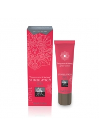 Возбуждающий интимный гель для двоих STIMULATION GEL Pomegranate   Nutmeg - 30 мл. - Shiatsu - купить с доставкой в Пскове