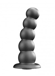 Черная насадка-плаг на харнесс PLATINUM 9 - 24 см. - LOVETOY (А-Полимер) - купить с доставкой в Пскове