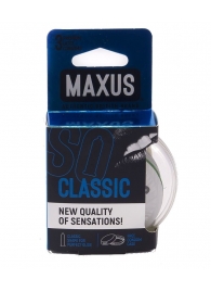 Классические презервативы в пластиковом кейсе MAXUS Classic - 3 шт. - Maxus - купить с доставкой в Пскове