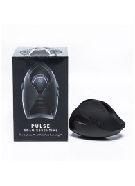 Черный инновационный мужской вибратор PULSE SOLO ESSENTIAL - Hot Octopuss - в Пскове купить с доставкой