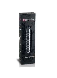 Рельефный фаллос для интенсивного электросекса Groovey George - 20 см. - MyStim - купить с доставкой в Пскове