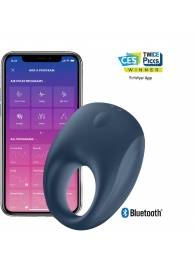 Эрекционное кольцо Satisfyer Strong One с возможностью управления через приложение - Satisfyer - в Пскове купить с доставкой