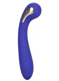 Фиолетовый вибромассажер с электростимуляцией Intimate Estim Petite G Wand - 19 см. - California Exotic Novelties - купить с доставкой в Пскове