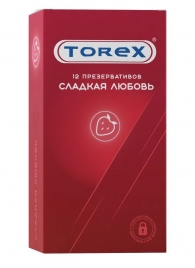 Презервативы Torex  Сладкая любовь  с ароматом клубники - 12 шт. - Torex - купить с доставкой в Пскове