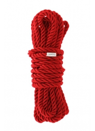 Красная веревка для шибари DELUXE BONDAGE ROPE - 5 м. - Dream Toys - купить с доставкой в Пскове