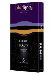 Разноцветные презервативы DOMINO Colour Beauty - 6 шт. - Domino - купить с доставкой в Пскове