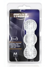 Прозрачный фигурный мастурбатор Master Stroker - Blush Novelties - в Пскове купить с доставкой